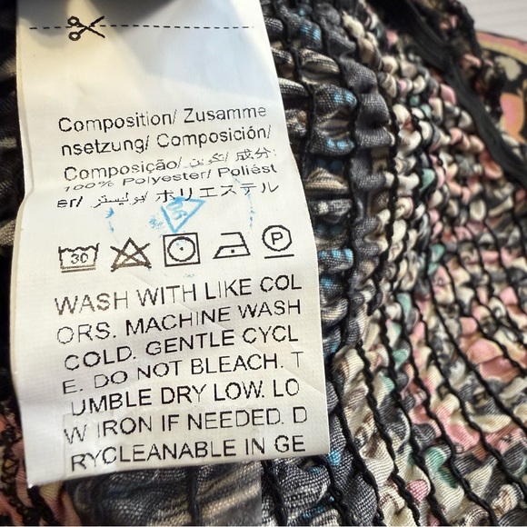 Bohemian Jumpsuit Strapless Elastic Bust XL Vacation Resort Farmers Market Beach - Picture 7 of 9